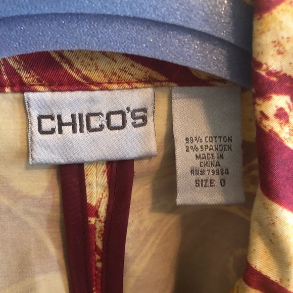 Chico’s blazer size 0 with matching tank top - Picture 6 of 8